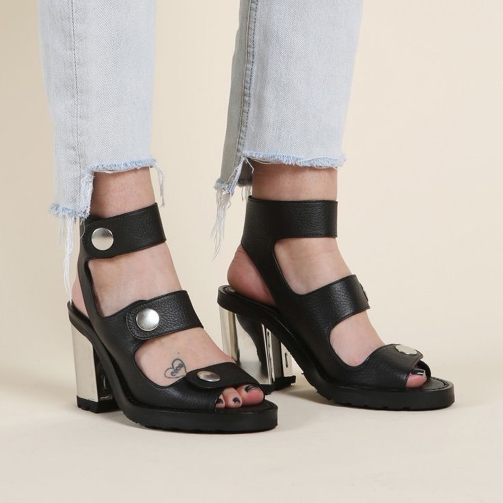 Opening Ceremony Isa Metallic Heel Sandal